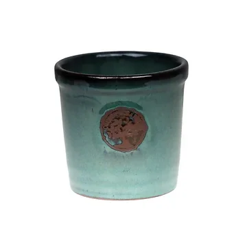 Pot cilinder country garden chun koper 11 x 11 cm