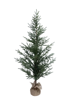 Black Box Trees kunstkerstboom burlap groen 75 x 180 cm