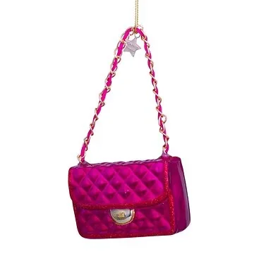 Vondels Kersthanger roze damestas 5.5 cm