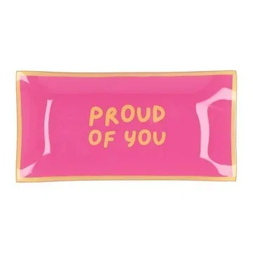 Daan Kromhout Design Bord Rechthoek Proud Of You 20 x 10 x 2 cm