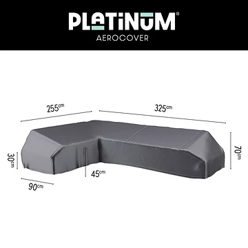 AeroCover Loungeset platformhoes links 7882 325 x 255 x 90 x 30/45/70 cm