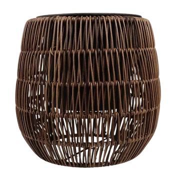 Mica Decorations Pot Pancho Rond Donkerbruin 17 x 17 cm