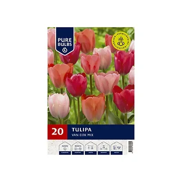 Pure Bulbs Tulipa Van Eijk Mix 15 bollen