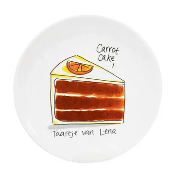 Blond Amsterdam Gebaksbord Even Bijkletsen Carrot Cake 18 cm