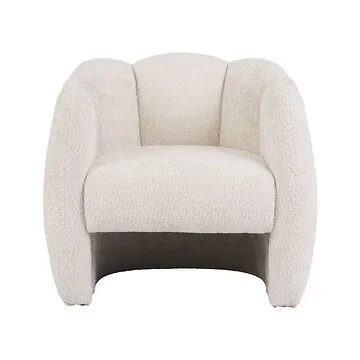 24Seven Stoel Helsinki Bouclé Beige 84 x 73 x 76 cm