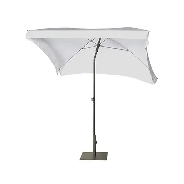 Platinum Stokparasol Aruba Light Grey Rechthoek 200 x 130 cm
