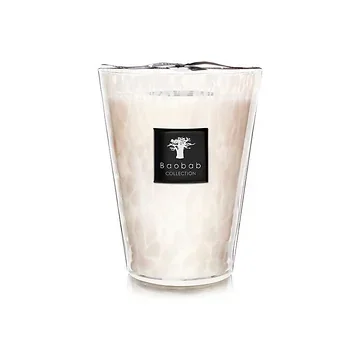 Baobab Geurkaars Pearls White Max 24