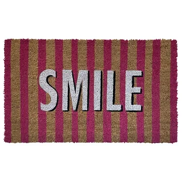 Deurmat kokos Smile 45 x 70 cm
