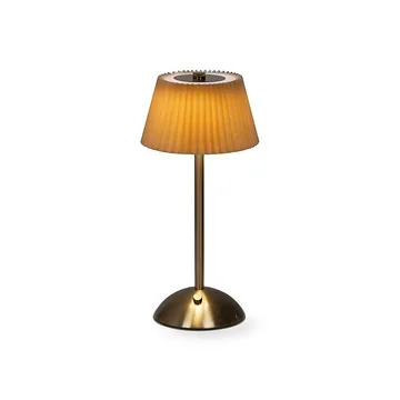 Tafellamp 15 x 30 cm oranje/goud