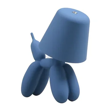 Stoobz Design Tafellamp LED Ballon Hond Blauw 16 x 10 x 18 cm