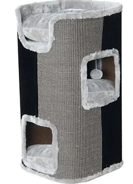 Krab/Klimmeubel 2 Gaats Grijs/Zwart 75cm