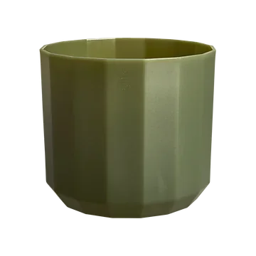 Elho Bloempot Facet Rond Bosgroen 19 x 17 cm