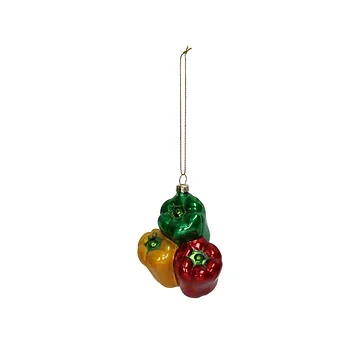 Kersthanger Zoete Peper Glas Multi 10.2 cm