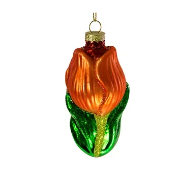 Werner Voss ornament tulp oranje glas