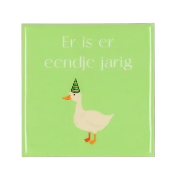 Tegel Jarig Groen 10 x 10 cm