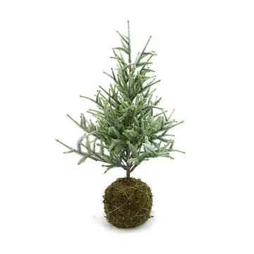 Evergreen mini kerstboom moskluit ice finish 72 cm