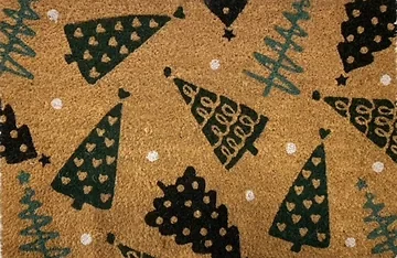 Hamat Deurmat Kerstbomen Kokosmat 40 x 60