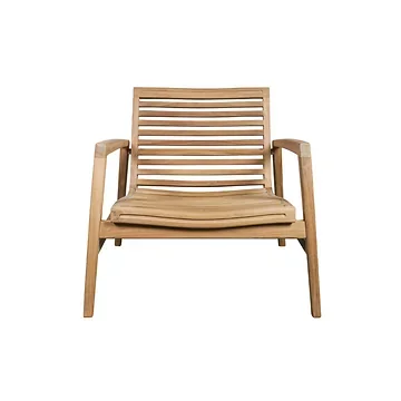 Timber Loungestoel Leeds Naturel 80 x 70 x 76 cm