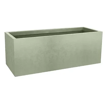Eda Pot Basalt Up Rechthoek Almond Green 79.5 x 29.5 x 29.5 cm