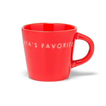 Vondels Ceramic espresso cup santa's favorite red 80 ml