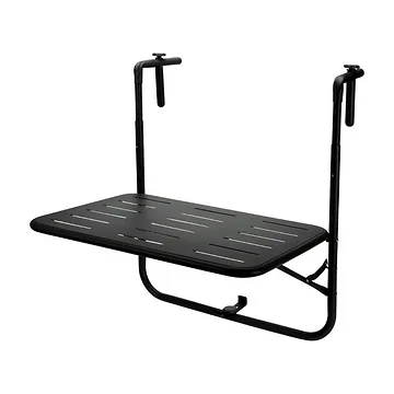 Pro Garden Balkontafel Zwart 61.5 x 51 x 5 cm