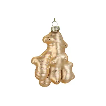 Kersthanger Gemberglas Bruin 10 cm