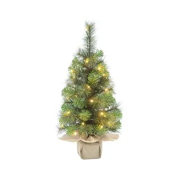 Evergreen tafel kunstkerstboom Everest met verlichting 60 x 36 cm