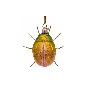 Vondels Kersthanger groen/roze tor 8 cm