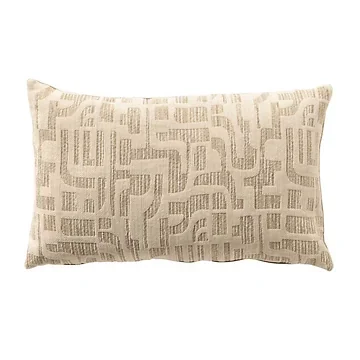 Dutch Decor Sierkussen Fabia Sesame 30 x 50 cm