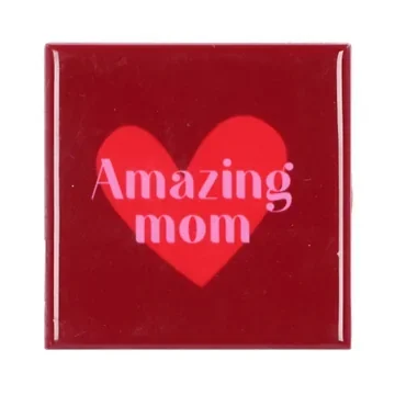 Daan Kromhout Design Tegel Amazing Mom Red 10 x 10 cm