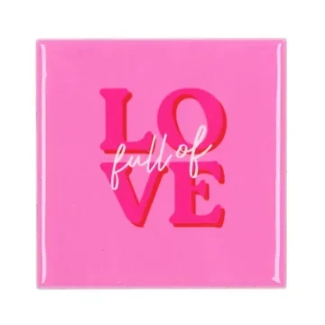 Daan Kromhout Design Tegel Love Pink 10 x 10 cm