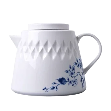 Heinen Delfts Blauw Vouw Koffiepot