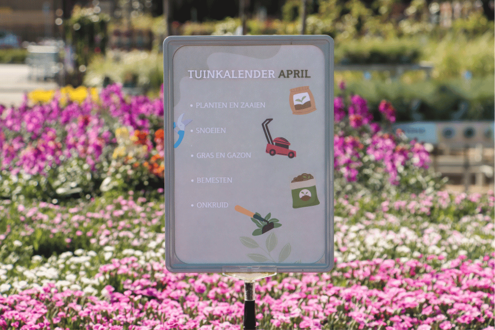 Tuinkalender april