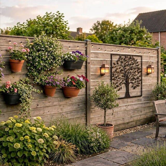 creatieve-schutting-met-decoratie-pillar