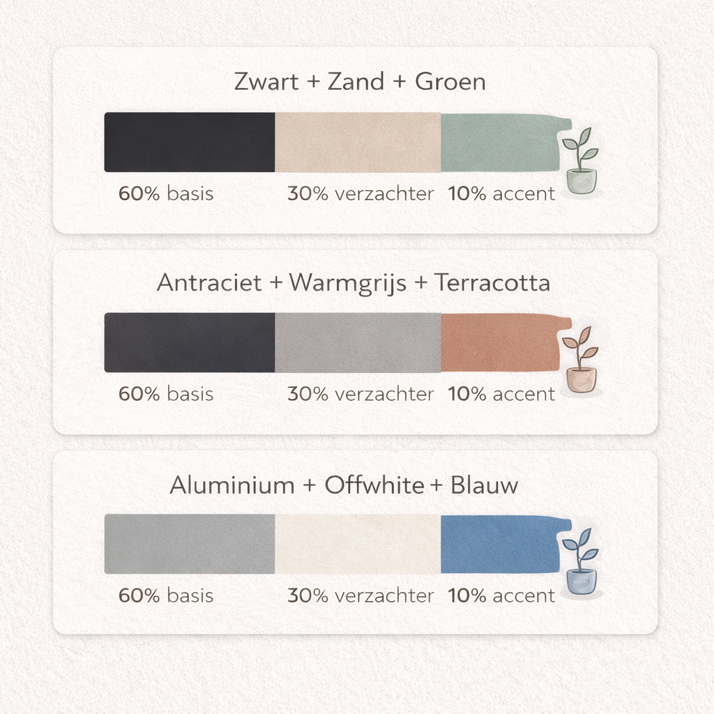 De 60-30-10 kleurenregel voor een moderne tuinstijl