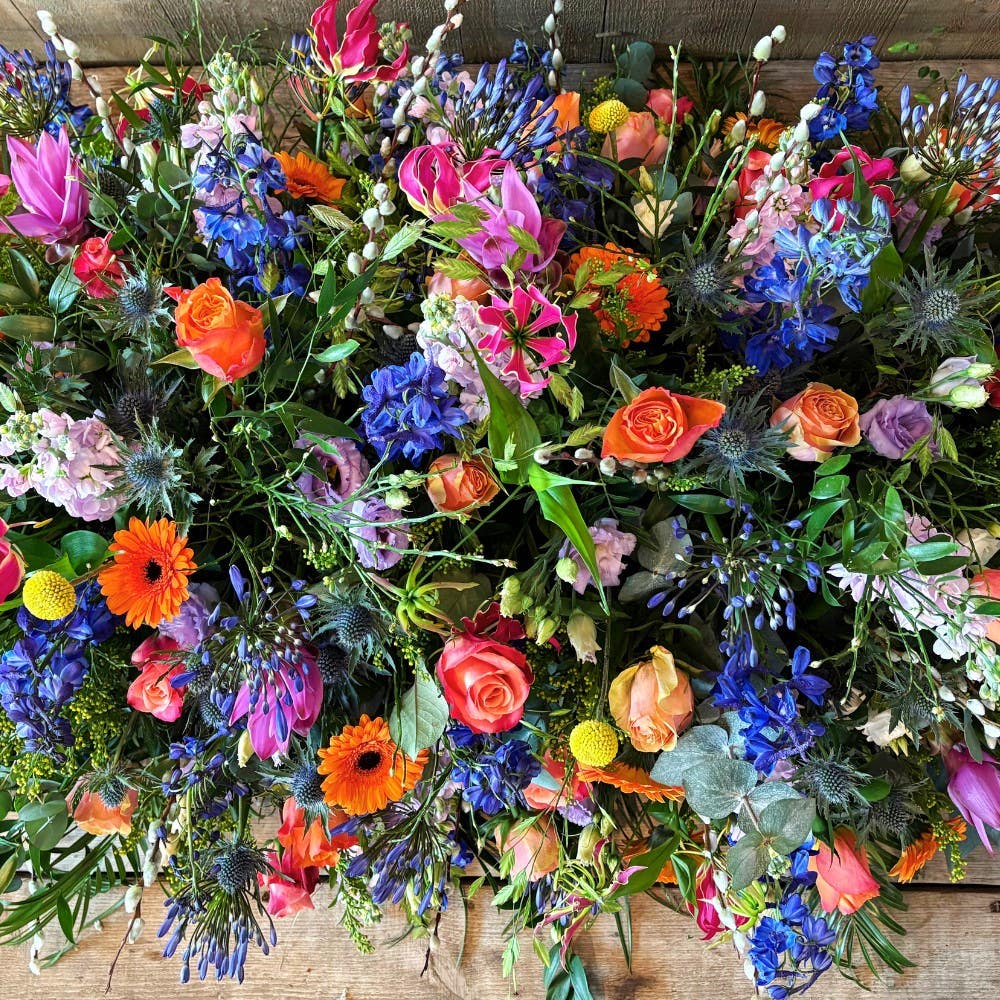 Pillar bloemen - Rouw (2)