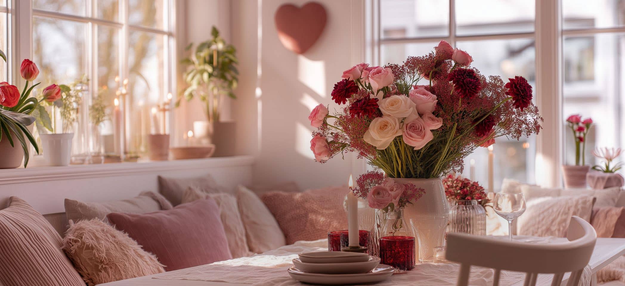 VERRAS JOUW VALENTIJN MET BLOEMEN