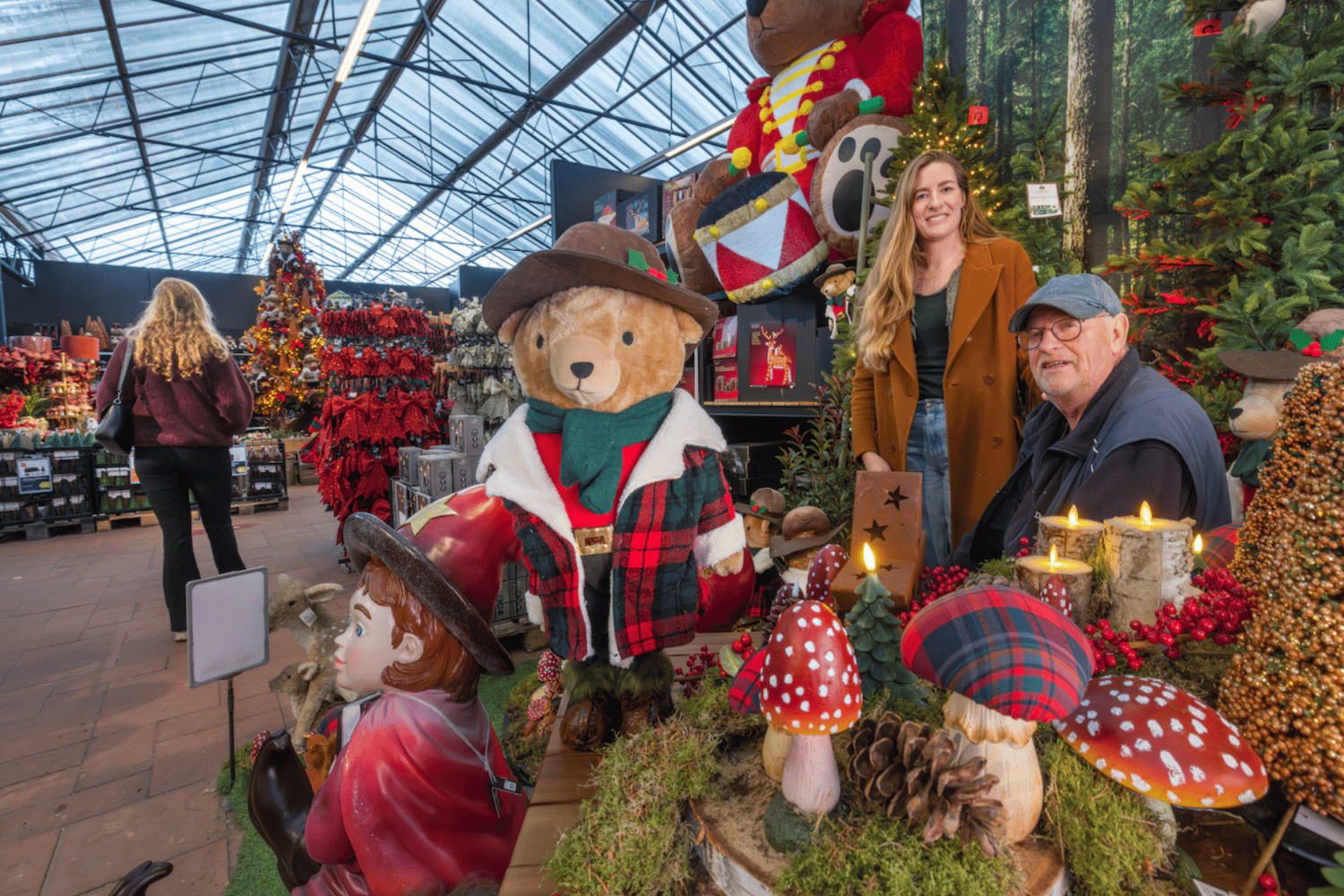 Tuincentrum De Bosrand, Koos en dochter Kim van Haaster