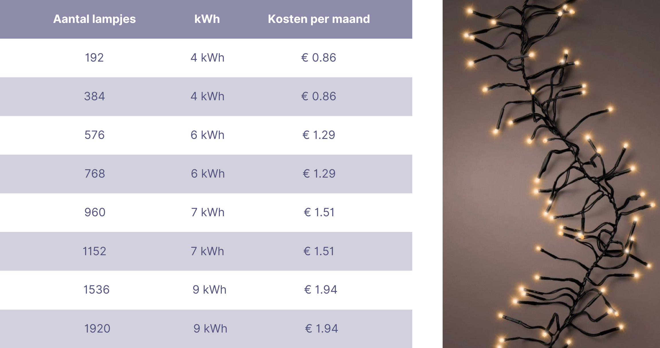Webshop - Uitgelichte afbeelding - Blogs - cluster lights kosten