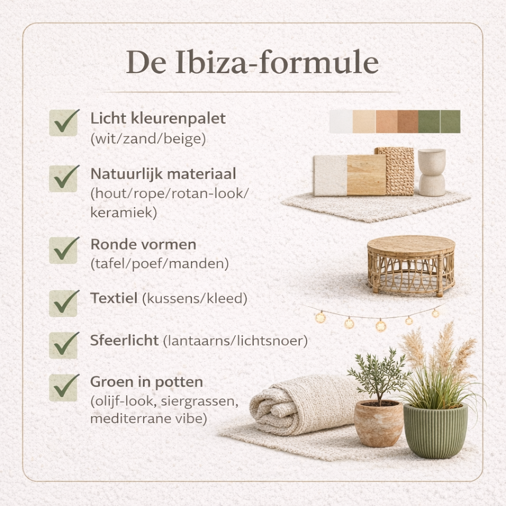 Checklist voor een Ibiza stijl tuin